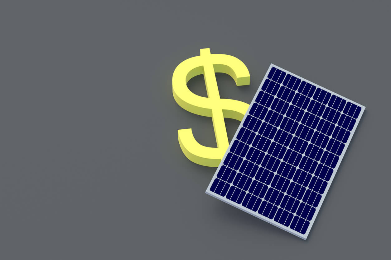 the cost and expense of solar energy prices over time